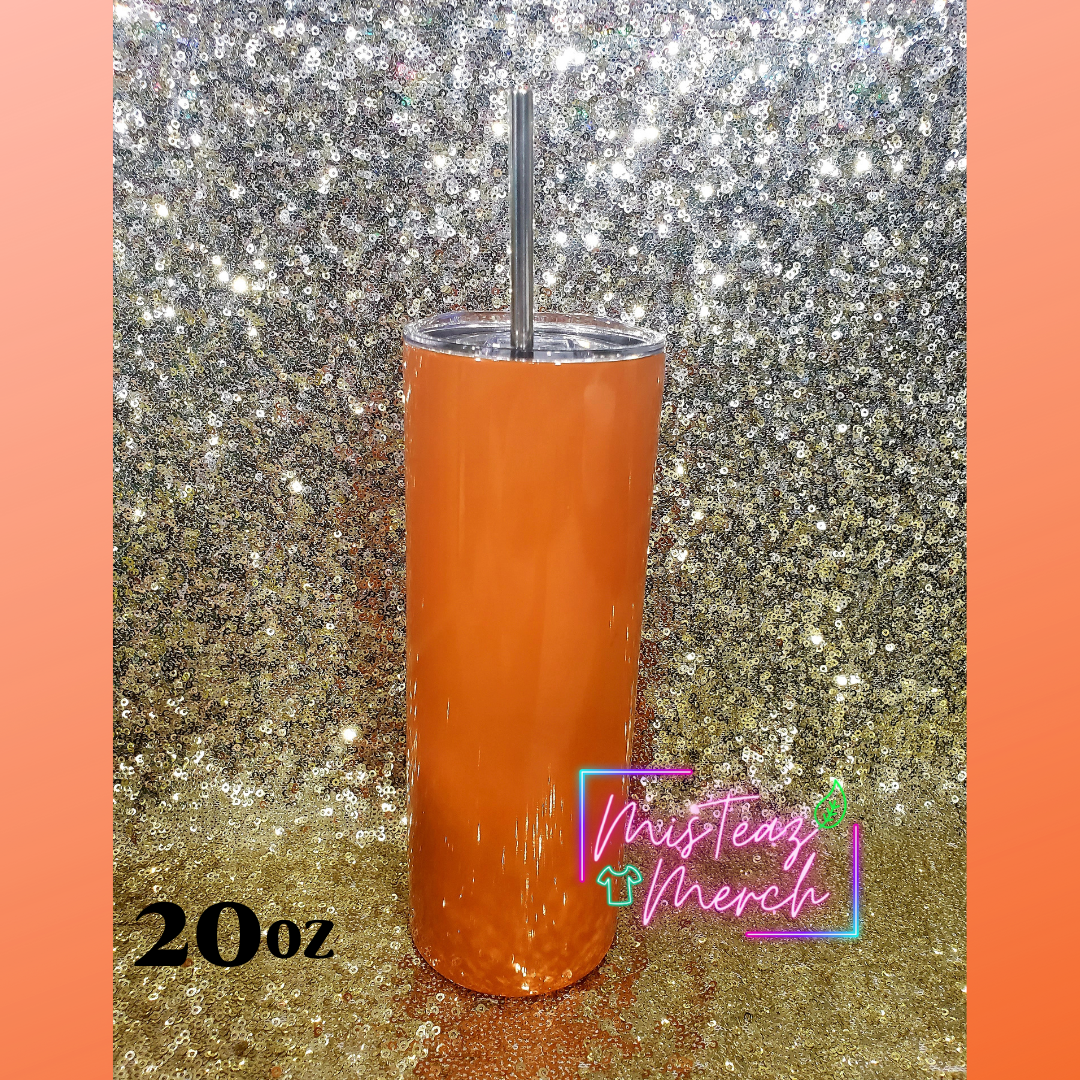 Blanks for Custom Engraved Stainless Steel skinny Tumbler 20oz