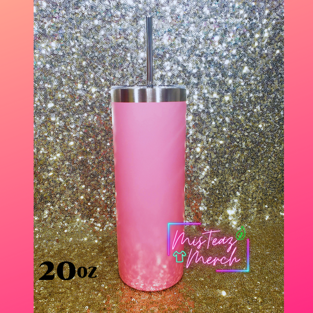 Blanks for Custom Engraved Stainless Steel skinny Tumbler 20oz