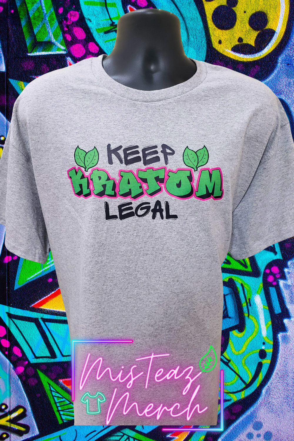 Keep Kratom Legal Graffiti Hoodie