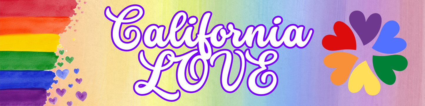 California Love bumper sticker