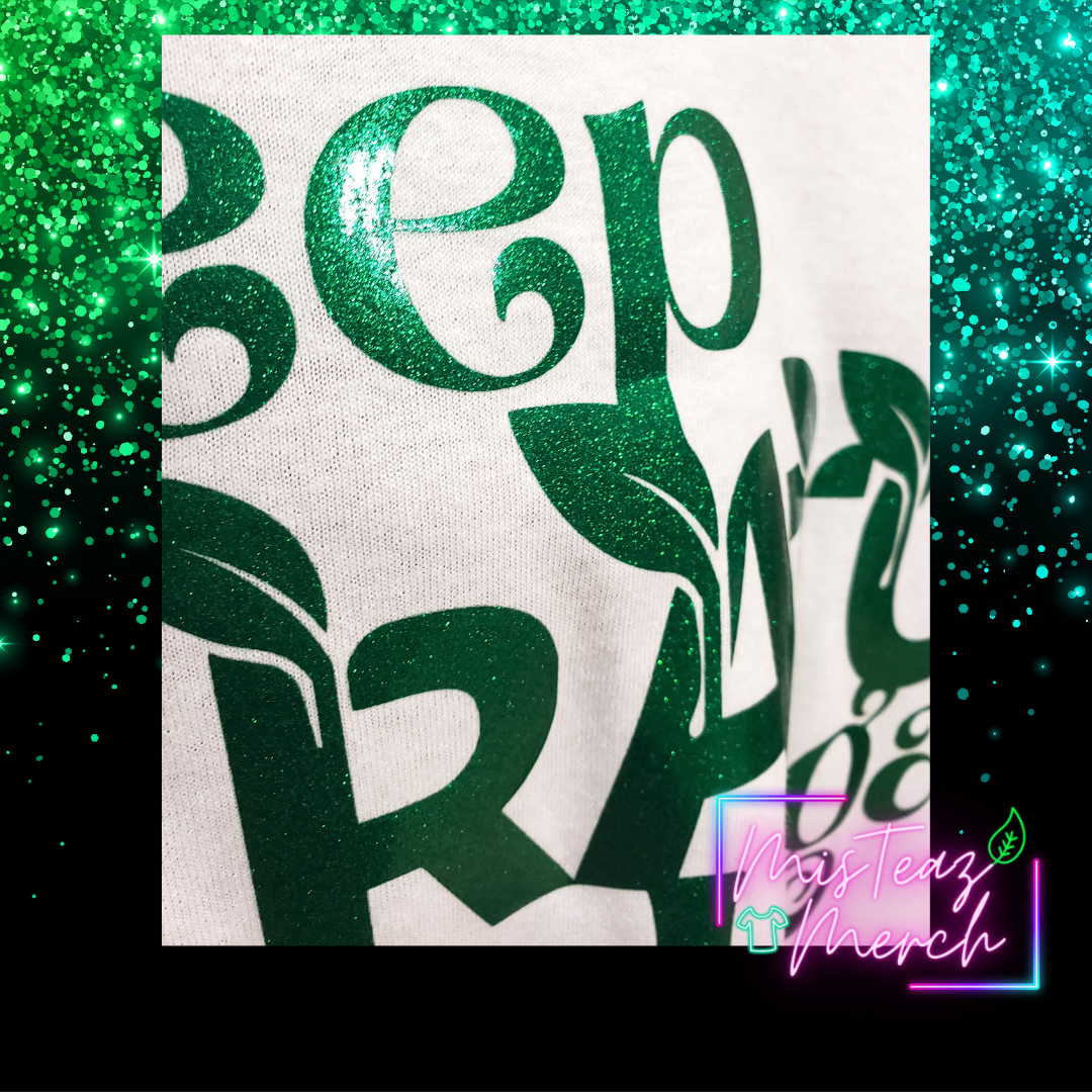 Keep Kratom Legal Green glitter