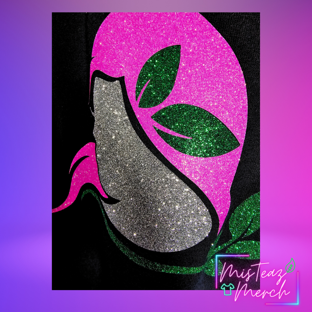 The Kratom Gals GLITTER Vinyl Tshirt
