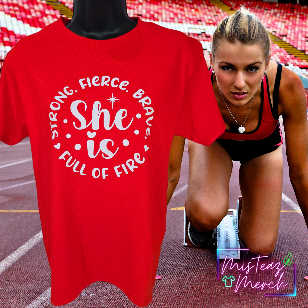 She is -strong-fierce-brave-full of fire