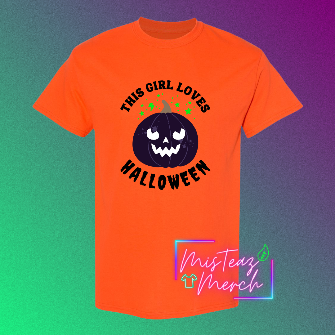 This girl loves Halloween