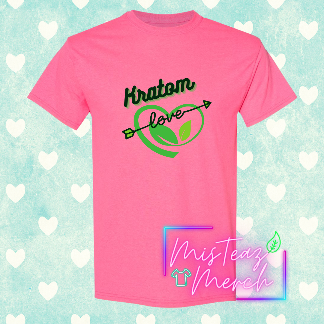 Valentine's Adult T-shirt -Kratom Love