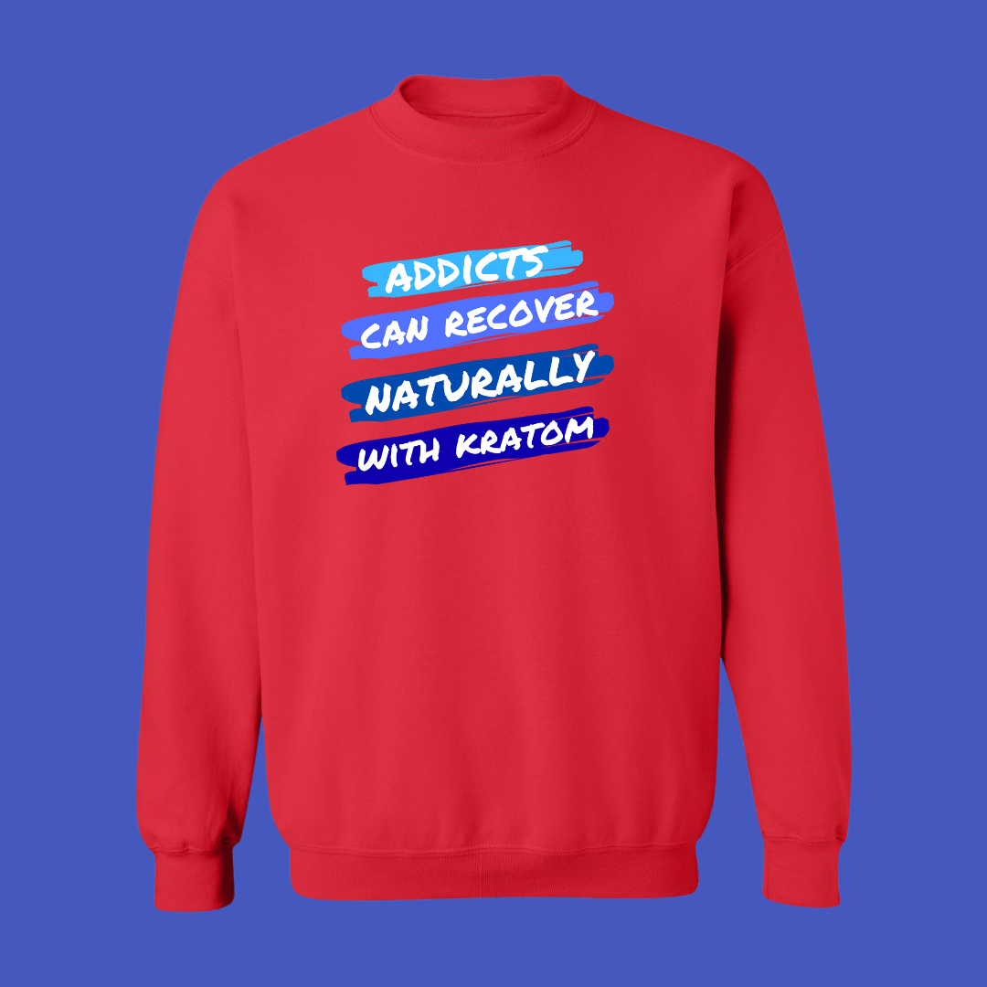 Addicts Can Recover Naturally With Kratom Sweat Shirt