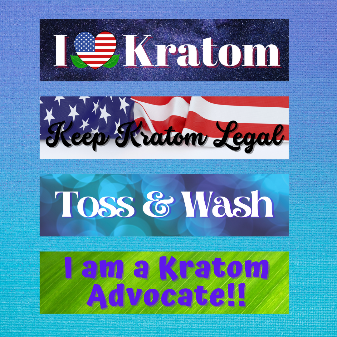 Kratom Stickers