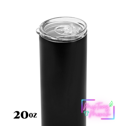 Blank 20oz Stainless Steel skinny Tumbler, for Custom Engraving