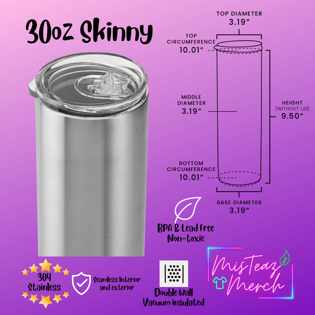 Purple, Pink, & Teal Custom Glitter Stainless Steel Epoxy Tumblers, Mug, & Wine Cup