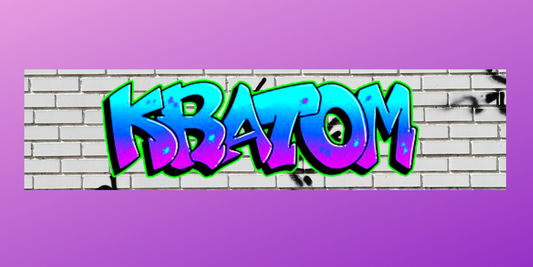 Kratom Graffiti blue & purple