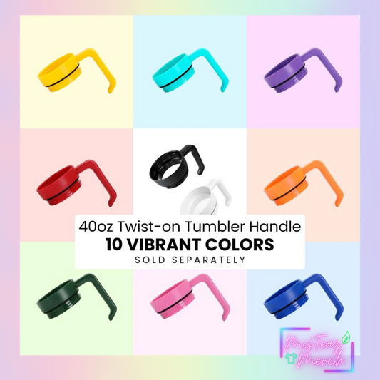 40oz Stainless Steel Tumbler Handles Mix & Match