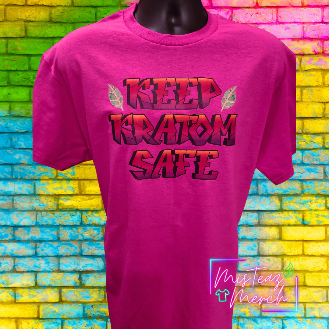 Keep Kratom Safe Graffiti letters