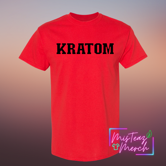 Kratom College letters T-shirt