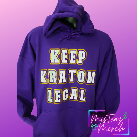 Keep Kratom Legal Minnesota State Hoodie