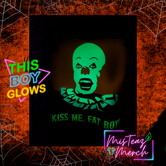 Glow in the dark Scary Halloween tshirt #5