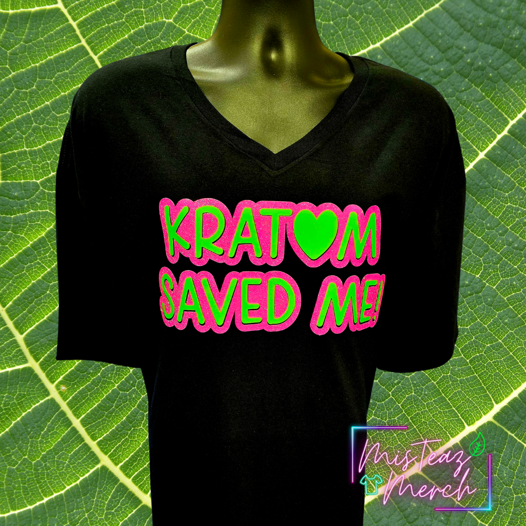 Kratom Saved Me glitter or matte vinyl