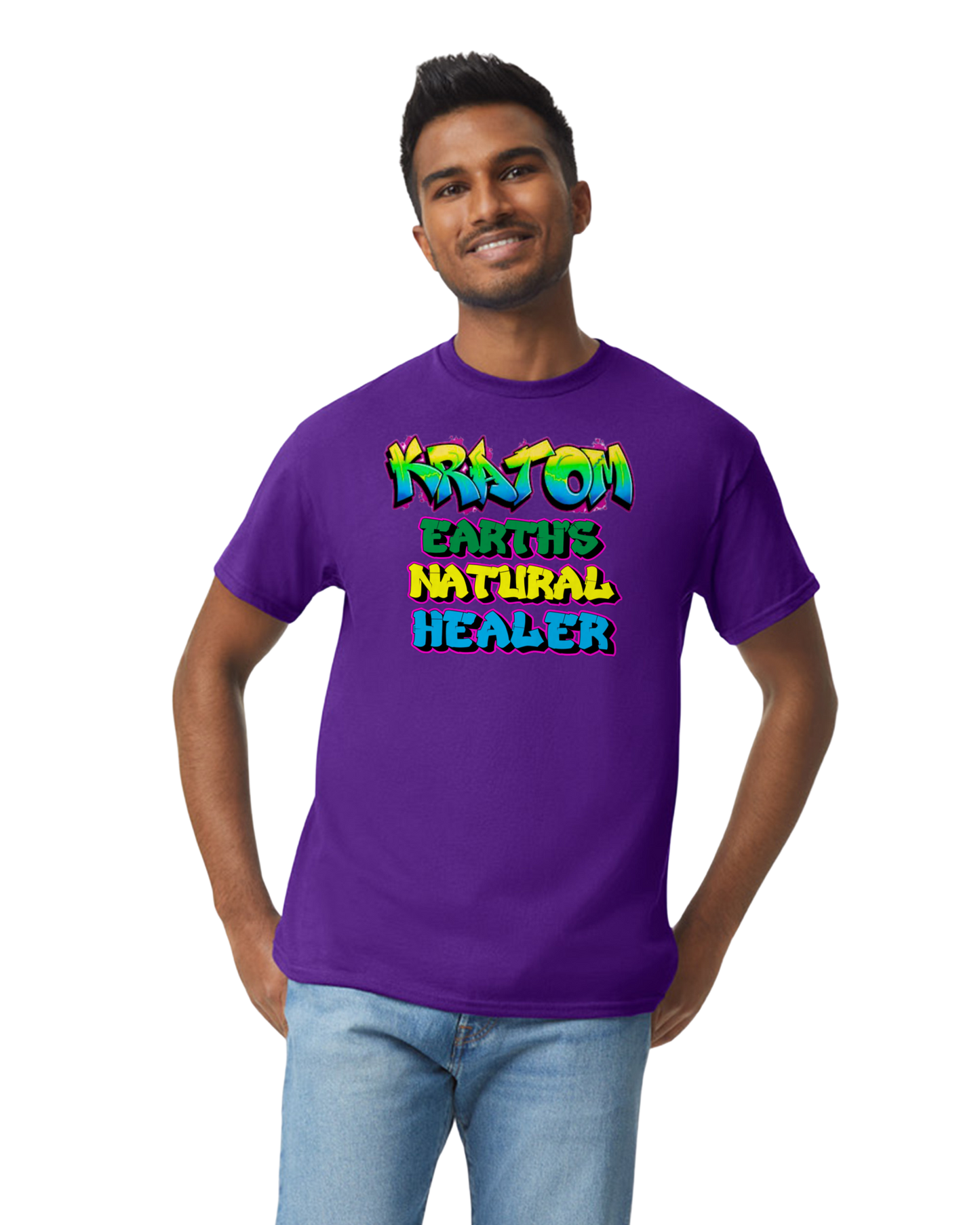 Kratom Earth's Natural Healer Graffiti letters