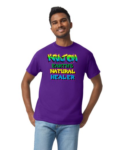 Kratom Earth's Natural Healer Graffiti letters