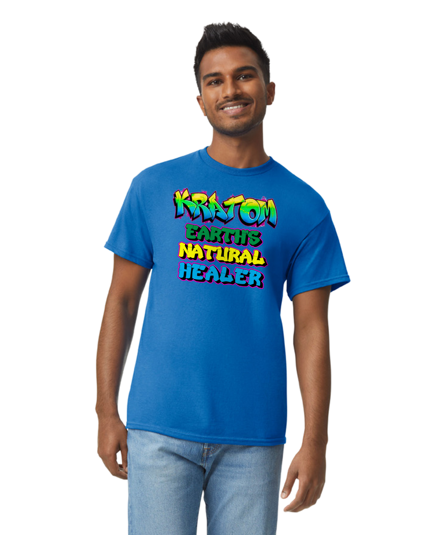 Kratom Earth's Natural Healer Graffiti letters