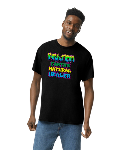 Kratom Earth's Natural Healer Graffiti letters