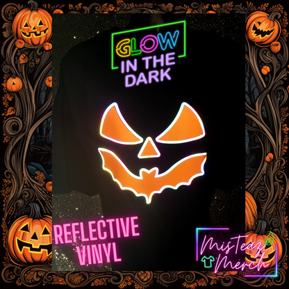 Glow in the dark Pumpkin Bat Smile