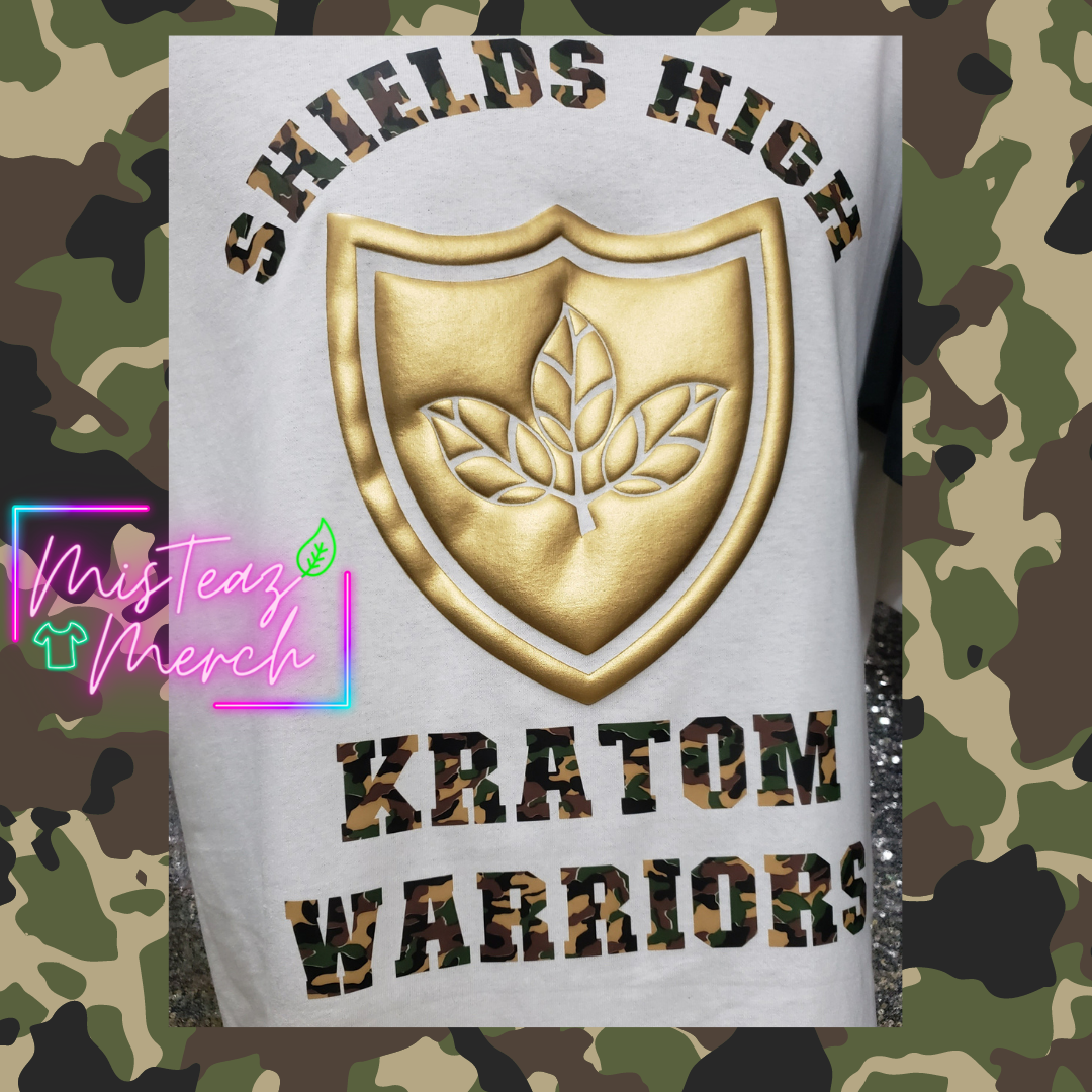 Shields High Kratom Warriors Puff Vinyl T-shirt