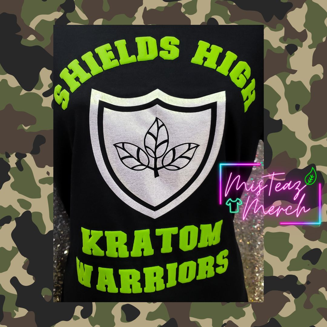 Shields High Kratom Warriors Puff Vinyl T-shirt