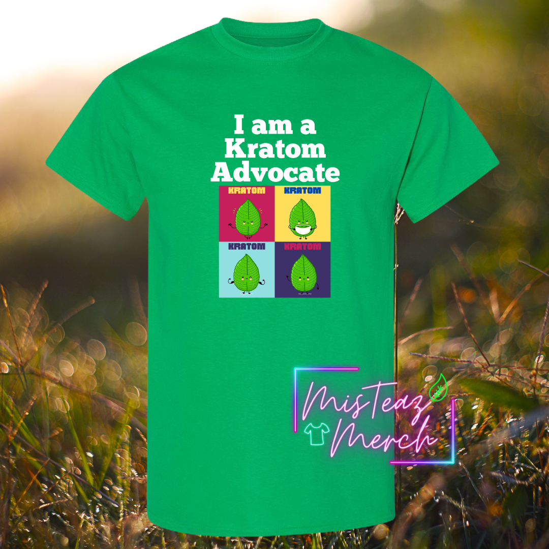 I Am A Kratom Advocate four leaves