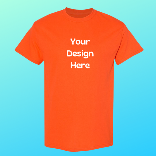 Orange Blank T-shirt