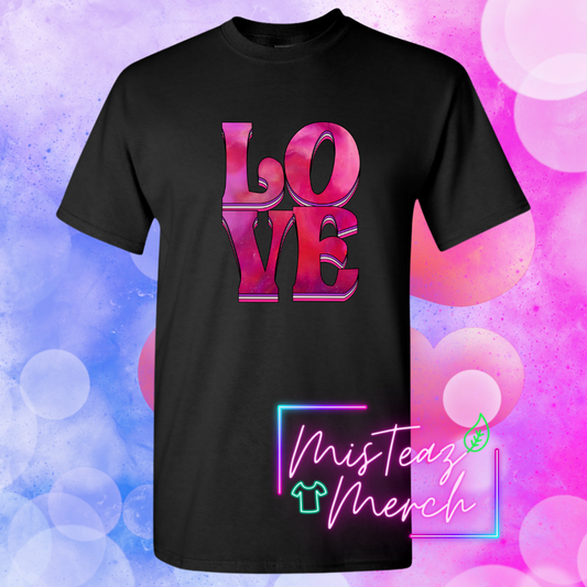 Valentine's Adult T-shirt - LOVE