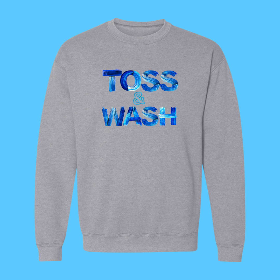 Toss & Wash Blue Sweat Shirt