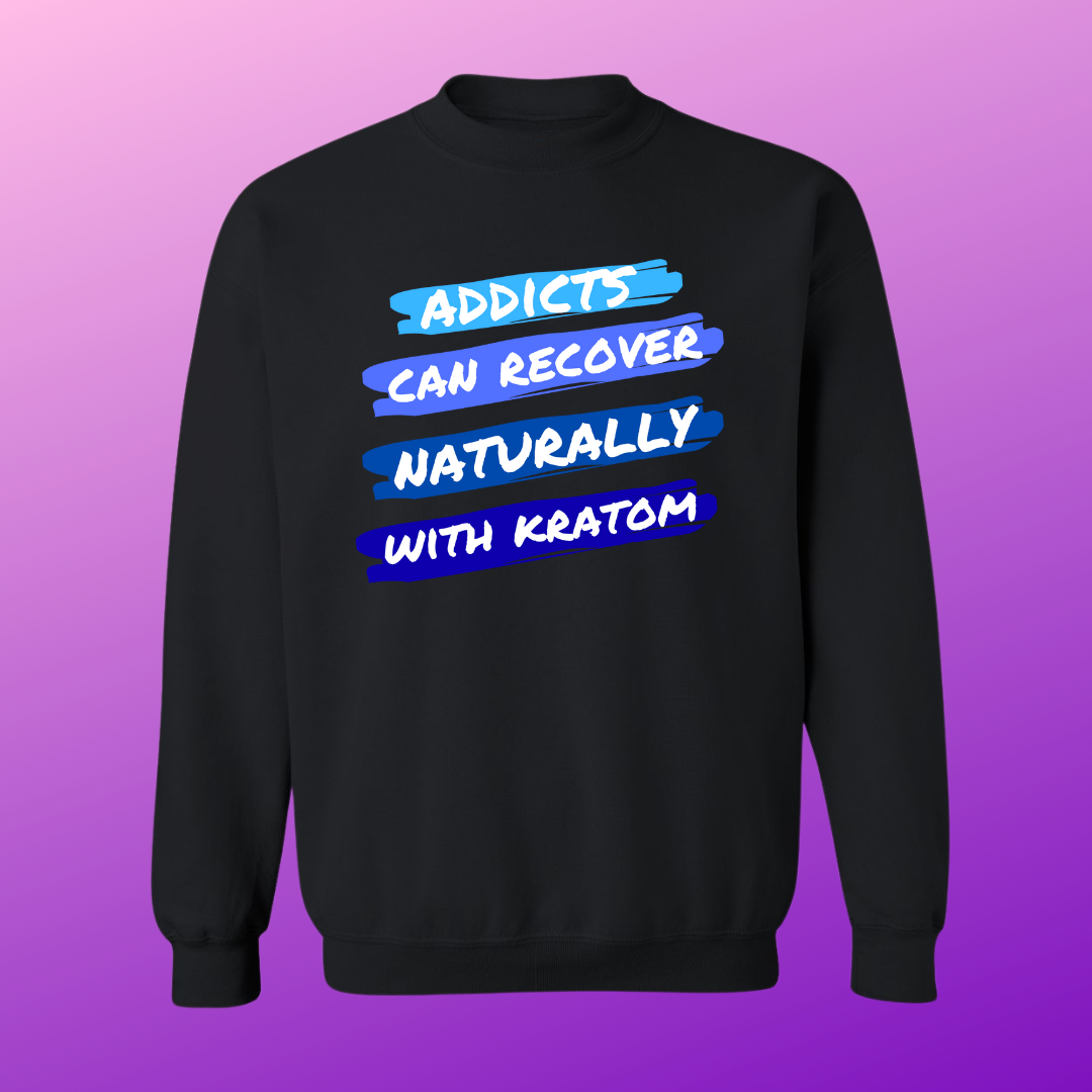 Addicts Can Recover Naturally With Kratom Sweat Shirt