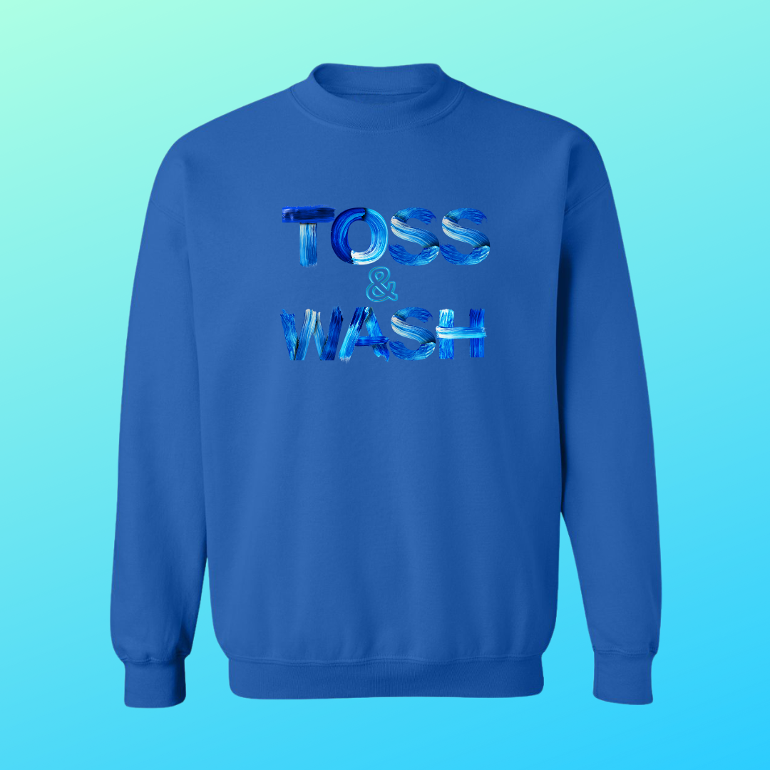 Toss & Wash Blue Sweat Shirt